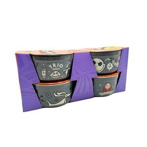 Nightmare Before Christmas Set of 4 Ramekins Bowls Halloween Party Dishes